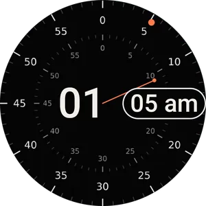 Orbit clock face