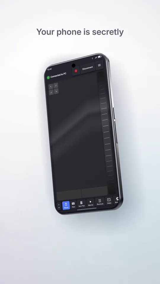 Animation still: the text Your phone is secretly next to a phone