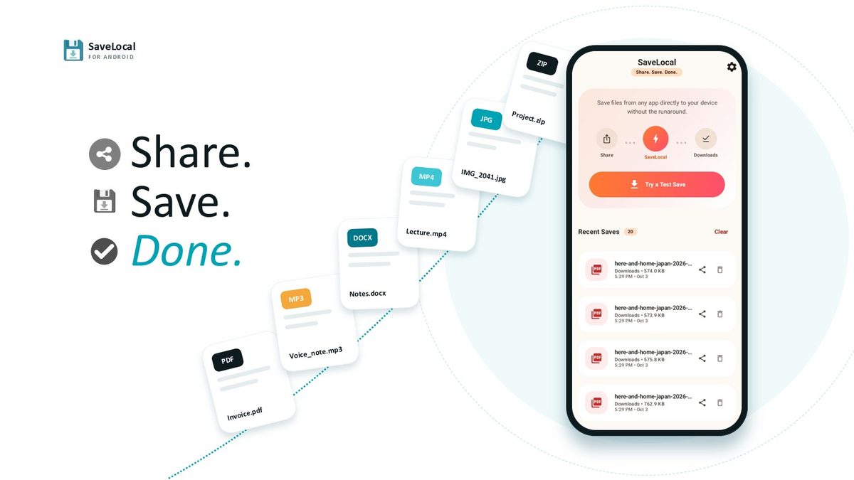 SaveLocal overview