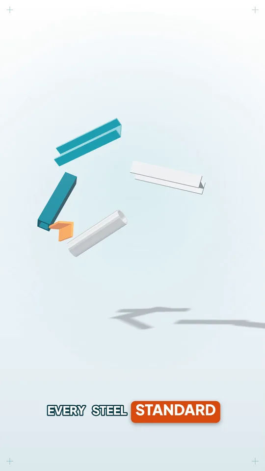 Still from the animation for: Indian standards for structural steel: IS 808, IS 800, IS 1161, IS 4923, IS 1786 and bolts