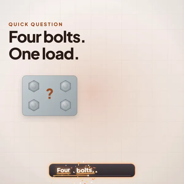 Still image for: How to check the shear and tension capacity of a bolt group to AISC 360